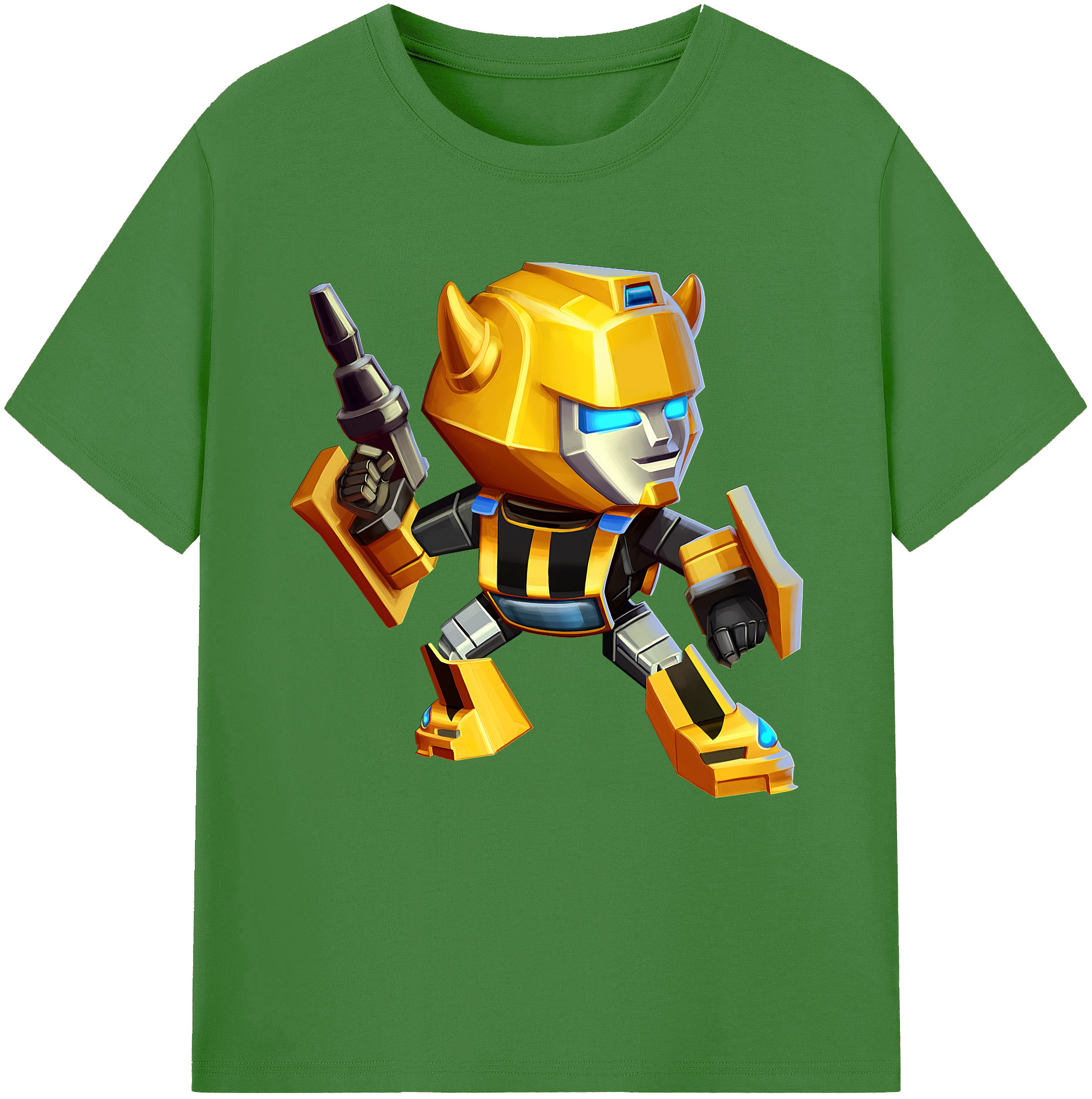 （画像用） Transformers トランスフォーマー レディースカジュアルプリントTシャツ（綿100％）